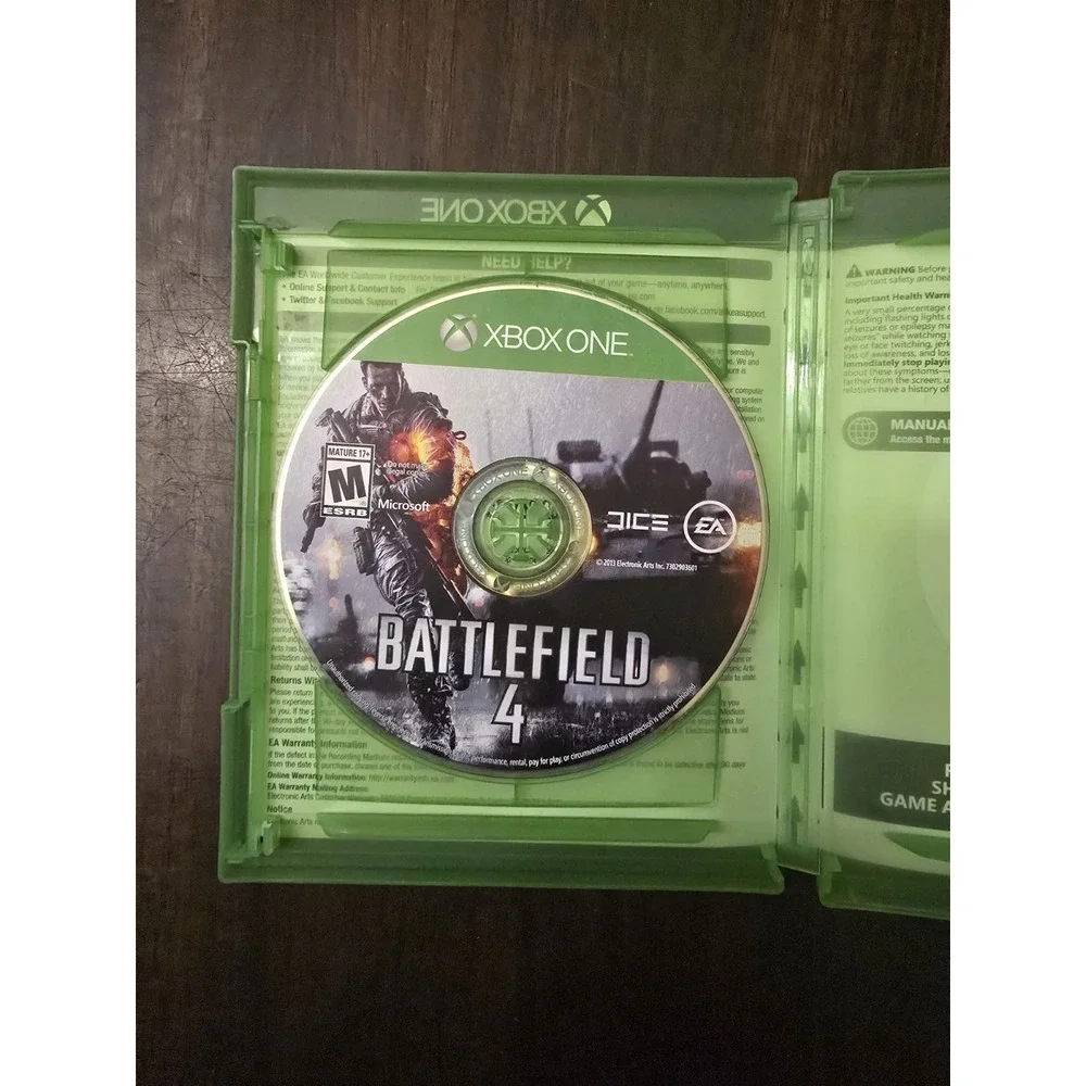 XBOX ONE BATTLEFIELD 4 VIDEO GAME